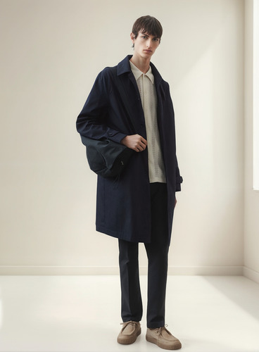 Gabardina Ligera Talla M H&m Nueva Con Msi