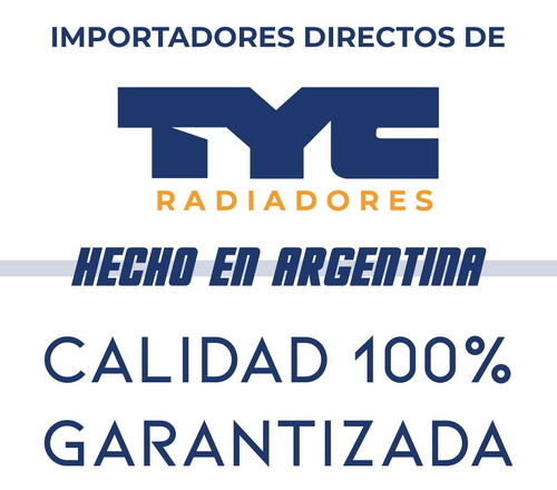 Imagen 4 de 6 de Radiador De Agua Toyota Corolla 2.0 Diesel 1993/2002