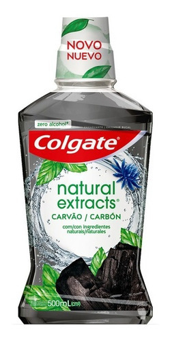 Imagen 2 de 4 de Enjuague Bucal Colgate Natural Extracts Carbón 500ml