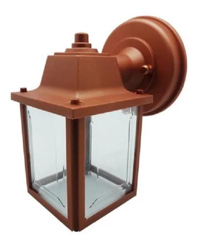 Luminária Arandela Parede Colonial Vintage Externa Quadrado Cor Cobre 110V/220V