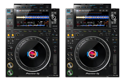 Par de cores Pioneer Cdj-3000 Preto Estrelado