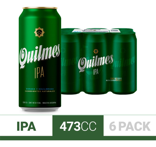 Cerveza Quilmes Ipa 473ml X6