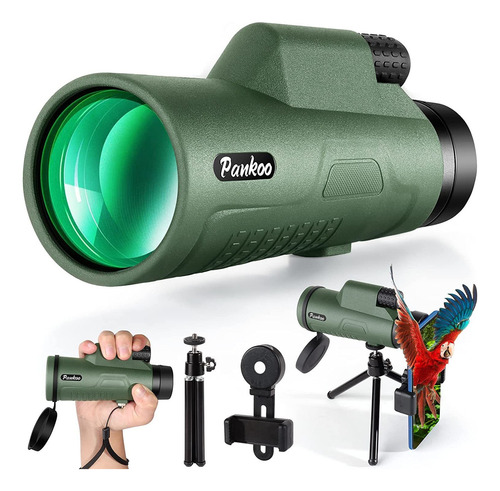 Telescopio Monocular 12x50 Hd Con Adaptador Para Celular