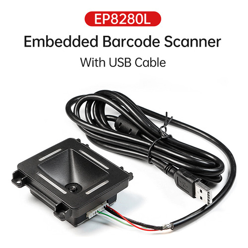 Escáner De Hoja Integrado: Lector Qr 1d/2d, Rs-232/usb, Auto