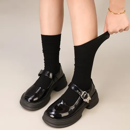 Calcetines De Malla Ahuecados, 2 Pares, Retro, Con Encaje Fl