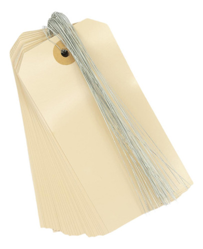 Etiquetas De Papel 100x Etiquetas De Regalo Con Alambre