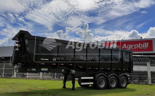 Carreta Caçamba 40m³ S/pneus Facchini 0km Pronta Entrega!