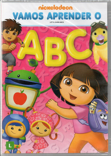 Imagem 1 de 2 de Dvd Vamos Aprender O Abc - Frete Grátis