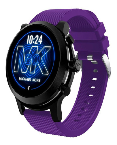 Correa Deportiva De Lujo Para Michael Kors Mk Go Violeta