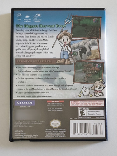 Harvest Moon A Wonderful Life Game Cube Original Completo (Usado)