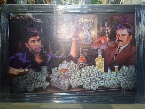 Cuadros De Scarface Cara Cortada | Metros Cúbicos Cuadros De Scarface Cara Cortada | Metros Cúbicos