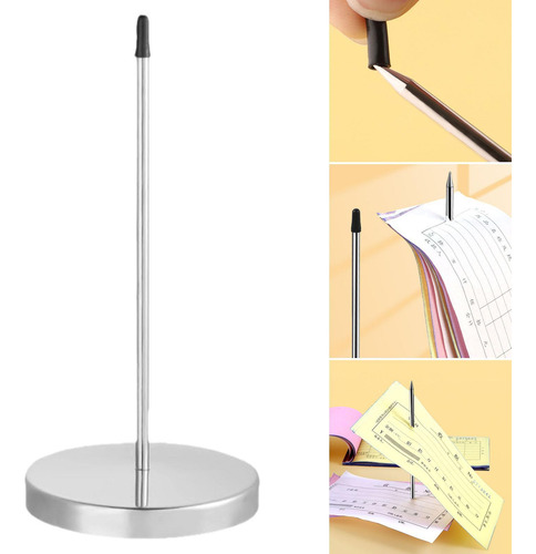 4 Soporte Para Recibos, Portátil, Resistente, Para Notas,