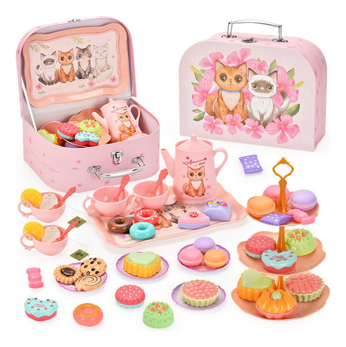 V Inicio Juegos Niños Té De La Tarde Pastel De Postre,