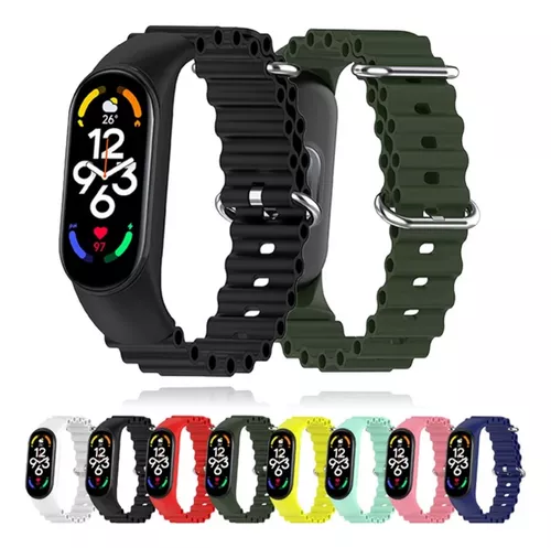 Correa Silicona Xiaomi Mi Band 7 - 12 Colores