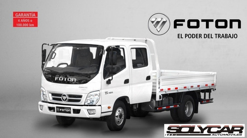 Foton Bj-1040 D/c Rueda Doble Full 4.5 Ton De Carga !!