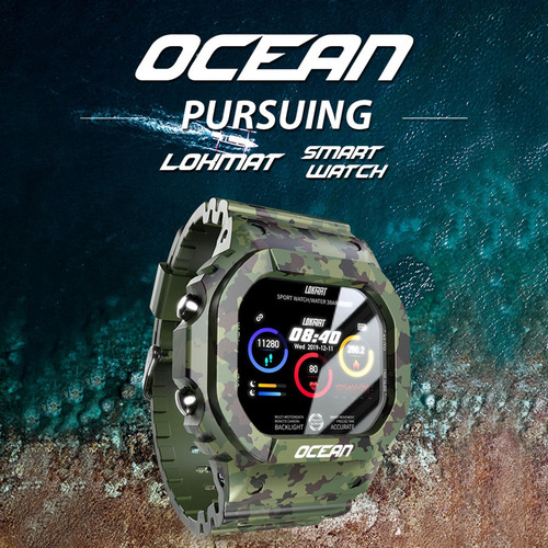 Imagen 3 de 9 de Lokmat Smart Watch Monitor De Ritmo Cardíaco Y Presión Art