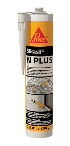 Sikasil N Plus Silicona Neutra Multipropósito Transparente