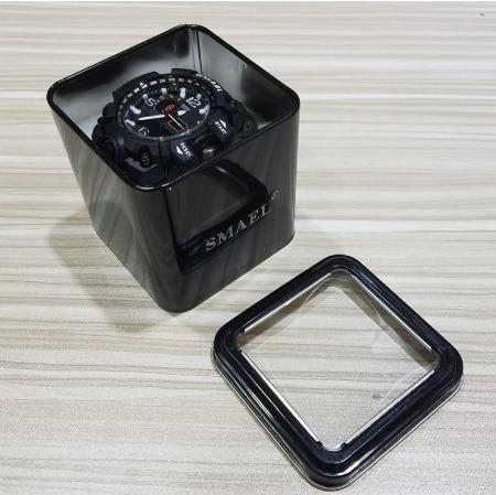 Relógio Masculino Militar Tático Original Shock Caixa Smael Analógico + Brinde