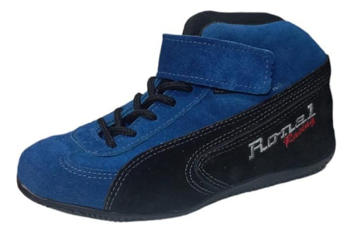 Botas De Competición Automovilismo Karting Color Azul 38