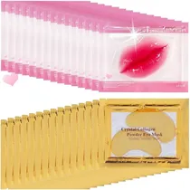 Comprar 20 Mascarillas Parches Para Labios Colageno Y Ojeras Oferta