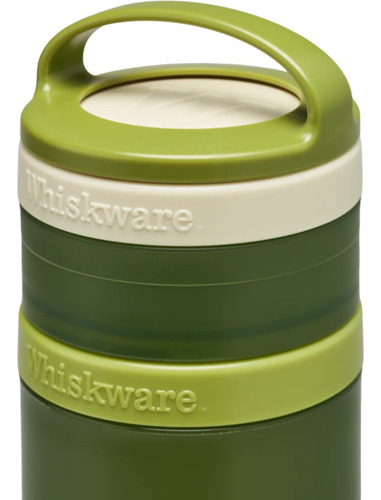 Recipiente De Armazenagem Whiskware 3 Pack Cor Verde