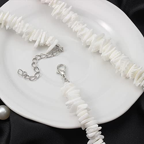 Roe Dolph Collar De Concha De Puka Para Hombres, 2 Piezas De