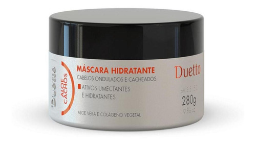 Máscara De Hidrataçao Aloe 280g Cachos Duetto