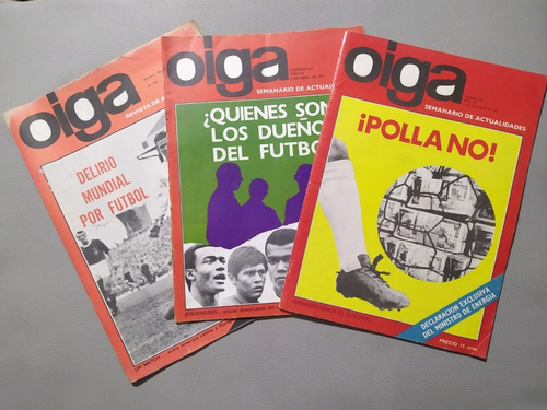 Revista Oiga 1966  1970  1971 - Futbol