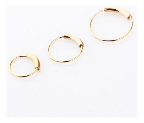 Aros De Anillo De Nariz Oro Rosa De 6 Mm