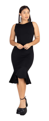 Vestido Curto Peplum Babado Rodado Regata Panicat Verão Top