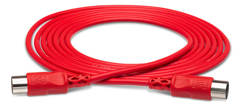 Hosa Mid-310rd Cable Midi Din (5 Pine Pines) Color Rojo