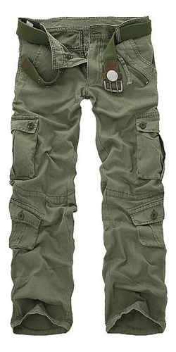 Pantalón Cargo De Camuflaje Militar Para Hombre  Estilo  [u]