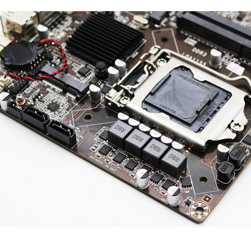 Placa Madre H61 Mini Itx Lga 1155 Ddr3 Compatible Con Intel-