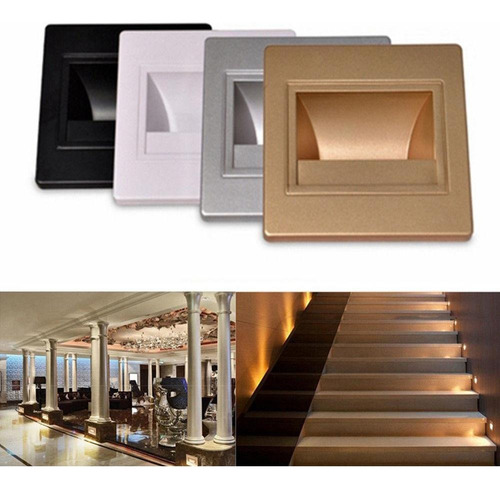 10pcs Lámpara Empotrada For Pared Led 1,5w Exterior Luz