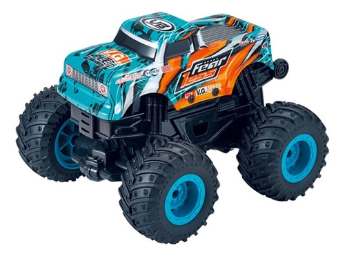 Carro Monster Truck Fricçao Som E Luz Azul Zippy Toys