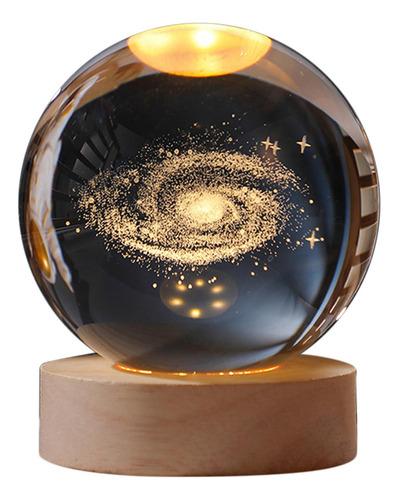 Lâmpada Noturna 3d Com Luz Educacional Astronomia Noturna