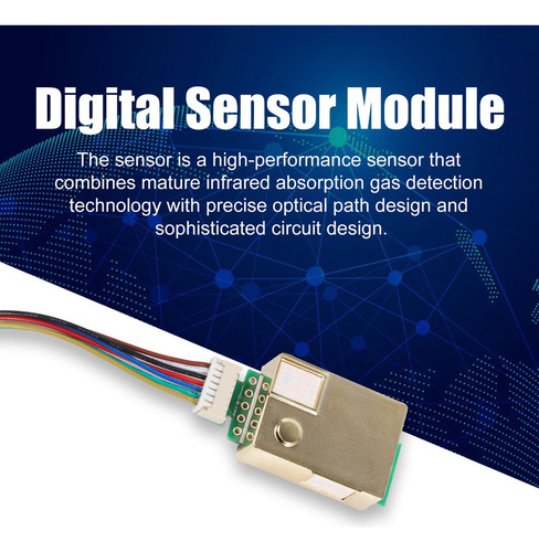 Módulo Sensor Infravermelho De Co2 Mh-z19 Mh-z19b Gás
