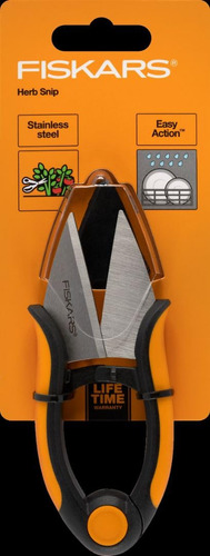 Tijeras De Jardín Para Hierbas 12.7 Cm Con Funda Y Mango Sof