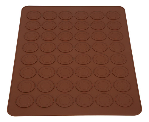 Bandeja Para Hornear Macarrones De Silicona Con 48 Orificios