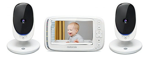 Motorola Comfort 50 - Monitor Digital De Audio Y Vídeo Para Bebé, 2 Cámaras