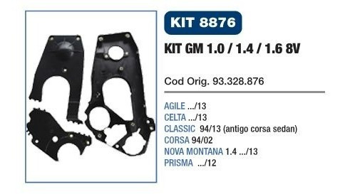 Kit Protetor Correia Dentada Agile Celta Classic Corsa #8876