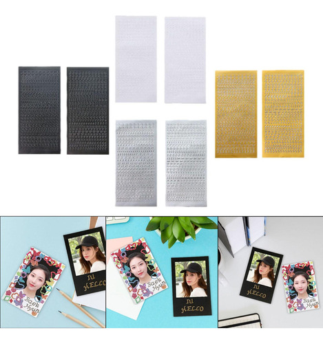 Nuevo 8 Hojas De Pegatinas De Letras Decorativas Diy,