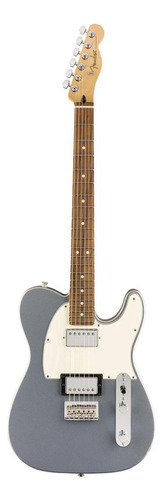Guitarra elétrica Fender Player Telecaster HH de  amieiro silver brilhante com diapasão de pau ferro