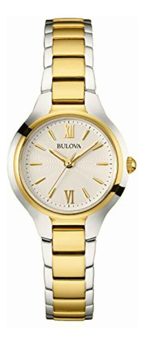 Reloj Bulova Dress Para Mujer, Pulsera De Acero Inoxidable