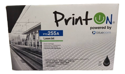 Toner Hp 255a Ce255a Black Laserjet P3010 3015 M525c Printon