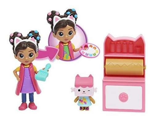 Gabbys Dollhouse Art Studio Set 2 Figuras De Juguete 2