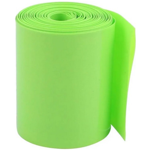 Tubo Termorretráctil De Pvc 70mm Baterías Litio 18650x 50cm