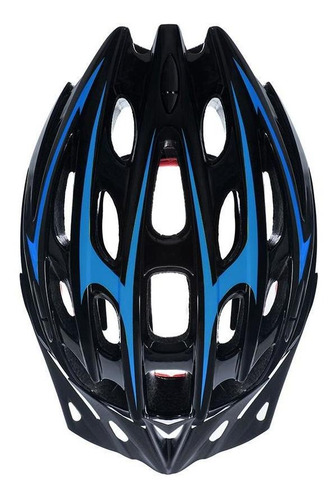 Imagem 5 de 10 de Capacete Ksw Ciclista Bike Mtb Bicolor Com Led Integrado
