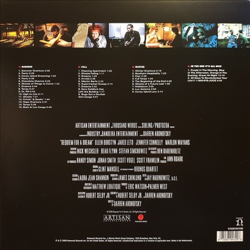 Clint Mansell Requiem For A Dream Soundtrack Vinilo Nuevo