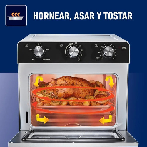 Horno Con Freidora De Aire Oster Tssttvmaf1 22 Litros
